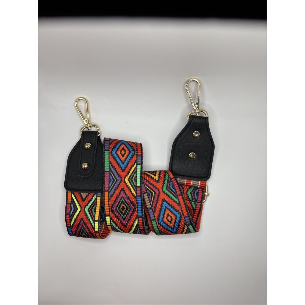 Red/Black Geo Pattern Adjustable Replacement Purs… - image 2